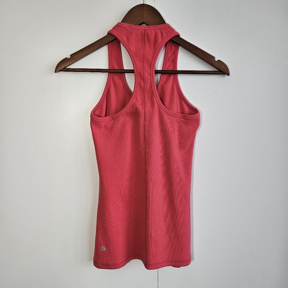 LULULEMON Ribbed Racerback Tank Size 4 - Picture 4 of 6